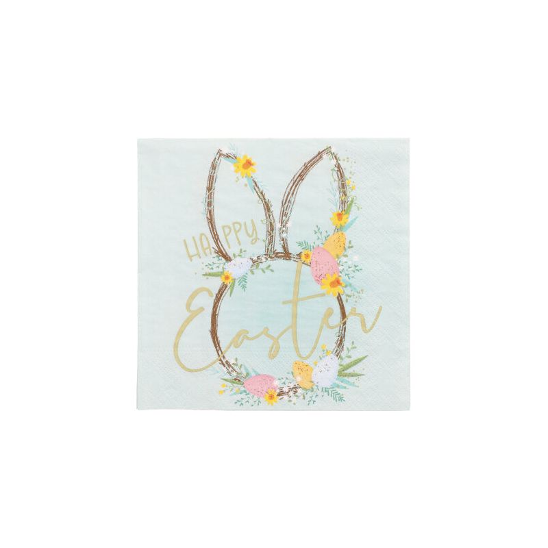 Servietten, 3-lagig 1/4-Falz 33 x 33 cm "Easter Accents" - Bild 1