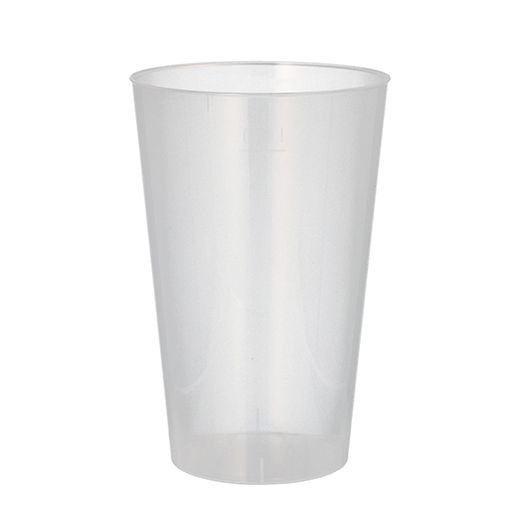 Mehrweg-Plastikbecher PP 0,4 l Ø 8,6 cm · 13 cm unzerbrechlich 1