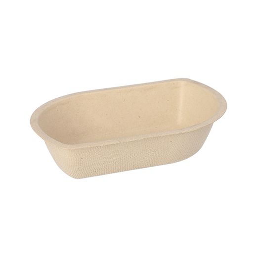 Snacktrays aus Zuckerrohr natur, 9,9 x 15 cm x 3,6 cm 1