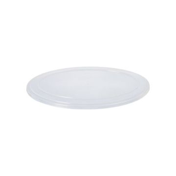 Deckel für Mehrweg-Schalen, oval, 13,5 x 20,5 cm transparent "Cella"