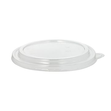 Deckel für Salatschalen To Go, PET rund Ø 18,4 cm · 2 cm klar