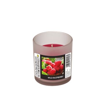 Duftkerze im Glas, Wild Raspberry, Ø 70 mm · 77 mm, "Flavour"