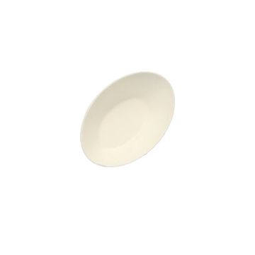 Fingerfood-Schalen aus Zuckerrohr "pure" 20 ml 8 x 5 cm "Egg"