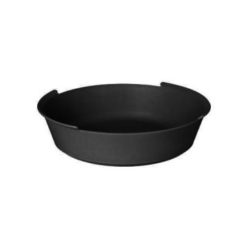 Mehrweg-Foodboxen rund, 800 ml, Ø 18,3 cm · 4,7 cm schwarz