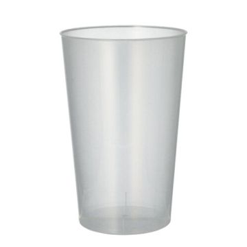 Mehrweg-Plastikbecher PP 0,5 l Ø 9,1 cm · 14 cm unzerbrechlich