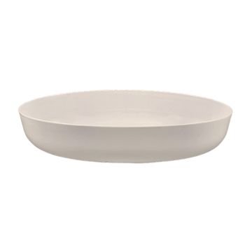 Mehrweg-Schalen oval, 2400 ml, 19,5 x 30,5 cm x 6,5 cm weiss "Cella"