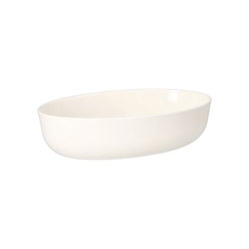 Mehrweg-Schalen oval, 900 ml, 13,5 x 20,5 cm x 5,5 cm weiss "Cella"