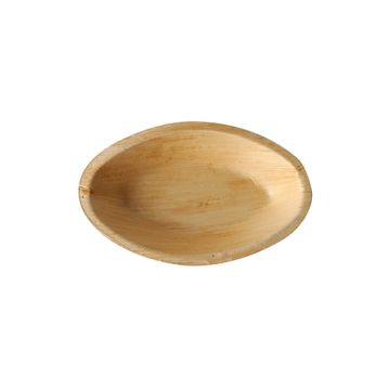 Palmblatt Teller oval "pure" 18 x 11,5 cm