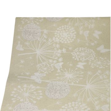 Papiertischdecke, 3 x 1,2 m beige "Meadow"