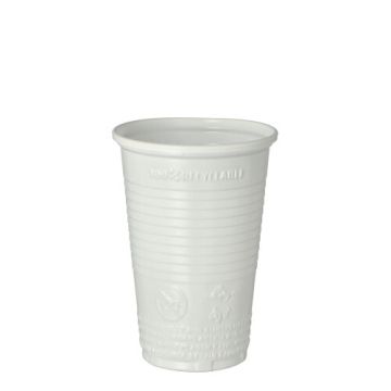 Plastikbecher (PP), 0,2 l Ø 7,03 cm · 9,9 cm weiss