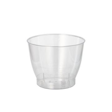 Plastikbecher (PS) 0,16 l Ø 7,5 cm · 5,9 cm glasklar