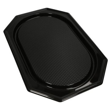 Servierplatten, PET 55 x 36 cm schwarz