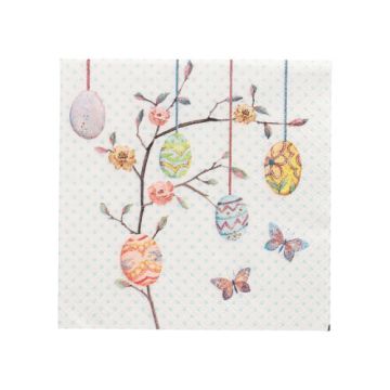 Servietten, 3-lagig 1/4-Falz 25 x 25 cm "Easter Branch"