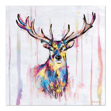 Servietten, 3-lagig 1/4-Falz 33 x 33 cm "Colourful Deer"