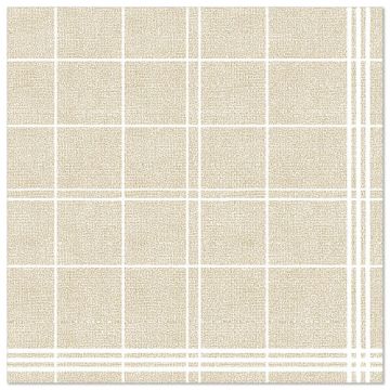 Servietten sand, "ROYAL Collection" 1/4-Falz 40 x 40 cm "Kitchen Craft"