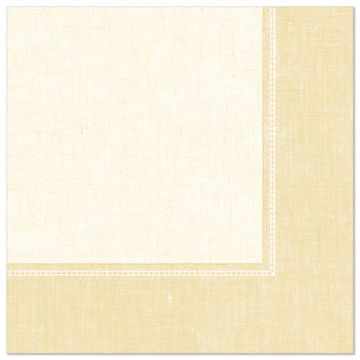 Servietten, creme, "ROYAL Collection", 1/4-Falz, 40 x 40 cm, "Linum"