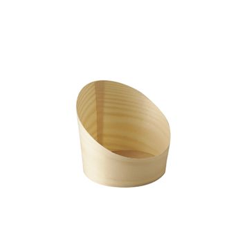 Snackbecher aus Holz "pure" Ø 8,2 cm · 8,5 cm