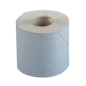 Toilettenpapier 1-lagig, "Basic" weiss, 400 Blatt pro Rolle